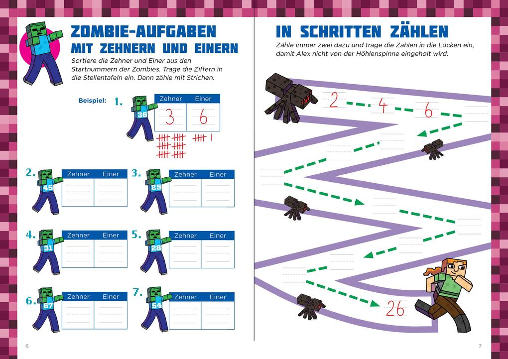 Weitere Ansicht: Mathe für Minecrafter - Plus und Minus
