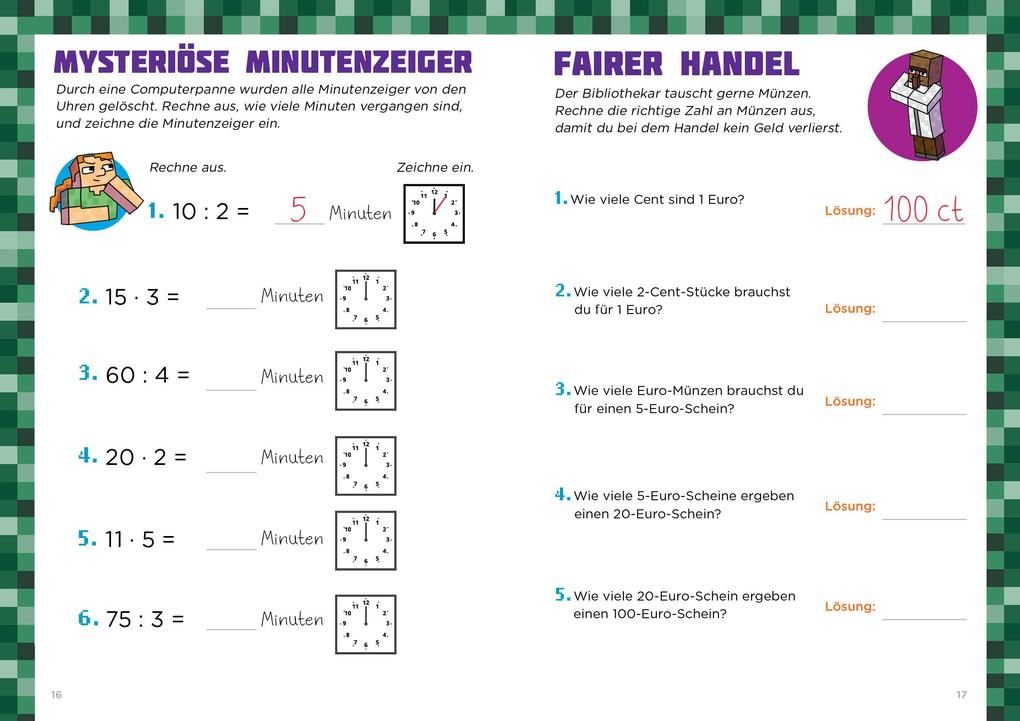 Weitere Ansicht: Mathe für Minecrafter - Multiplizieren und Dividieren