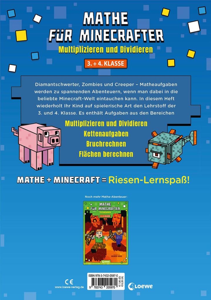 Weitere Ansicht: Mathe für Minecrafter - Multiplizieren und Dividieren