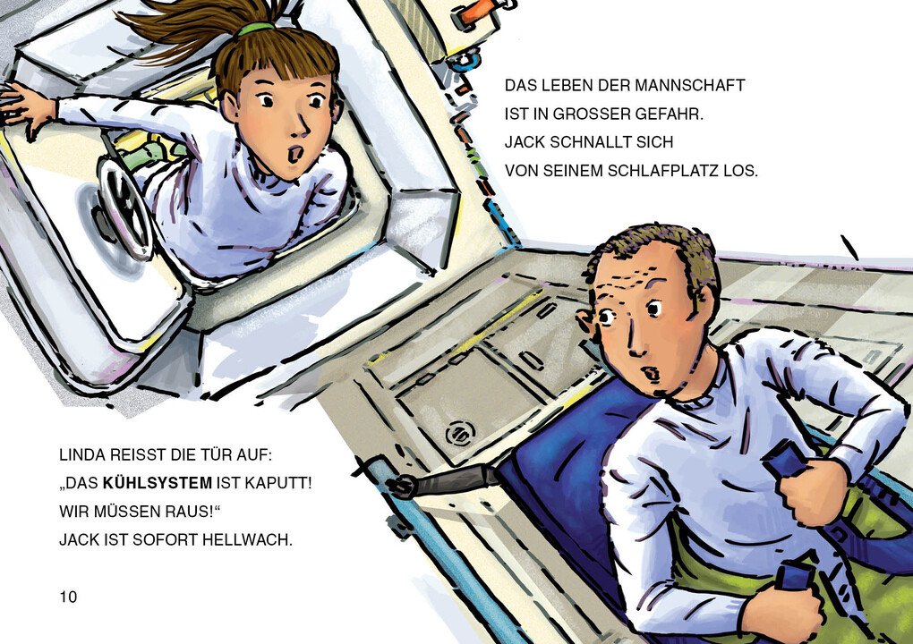 Weitere Ansicht: Leselöwen 1. Klasse - Alarm auf der Weltraumstation | Annette Neubauer