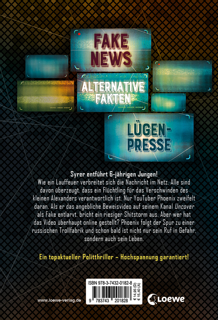 Weitere Ansicht: Uncover - Die Trollfabrik | Manfred Theisen