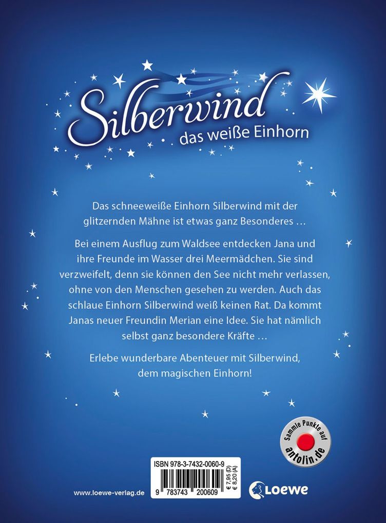 Weitere Ansicht: Silberwind, das weiße Einhorn (Band 10) - Die Magie der Meermädchen | Sandra Grimm