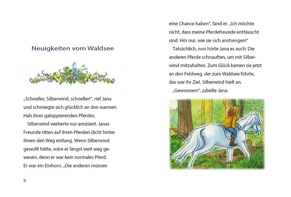 Weitere Ansicht: Silberwind, das weiße Einhorn (Band 10) - Die Magie der Meermädchen | Sandra Grimm