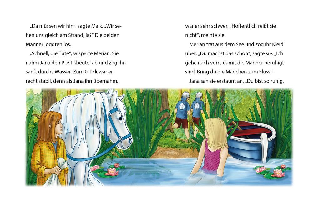 Weitere Ansicht: Silberwind, das weiße Einhorn (Band 10) - Die Magie der Meermädchen | Sandra Grimm