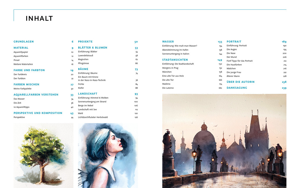 Weitere Ansicht: Die Kunst der Aquarellmalerei - das große Watercolor-Grundlagenwerk | Rabiyat Alieva