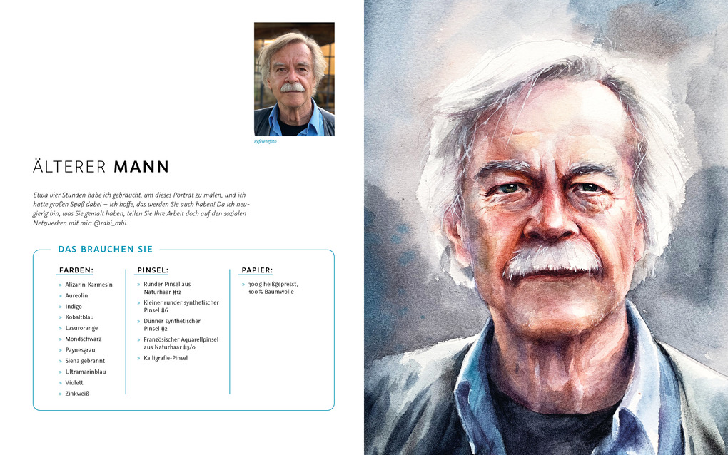 Weitere Ansicht: Die Kunst der Aquarellmalerei - das große Watercolor-Grundlagenwerk | Rabiyat Alieva