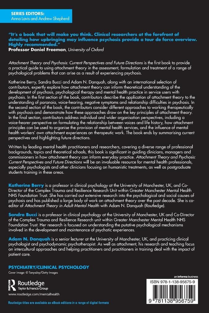 Weitere Ansicht: Attachment Theory and Psychosis