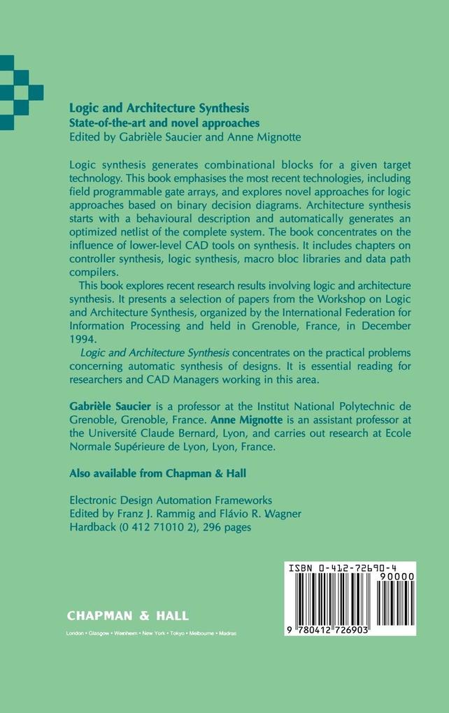 Weitere Ansicht: Logic and Architecture Synthesis