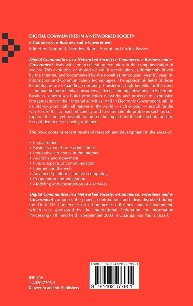 Weitere Ansicht: Digital Communities in a Networked Society