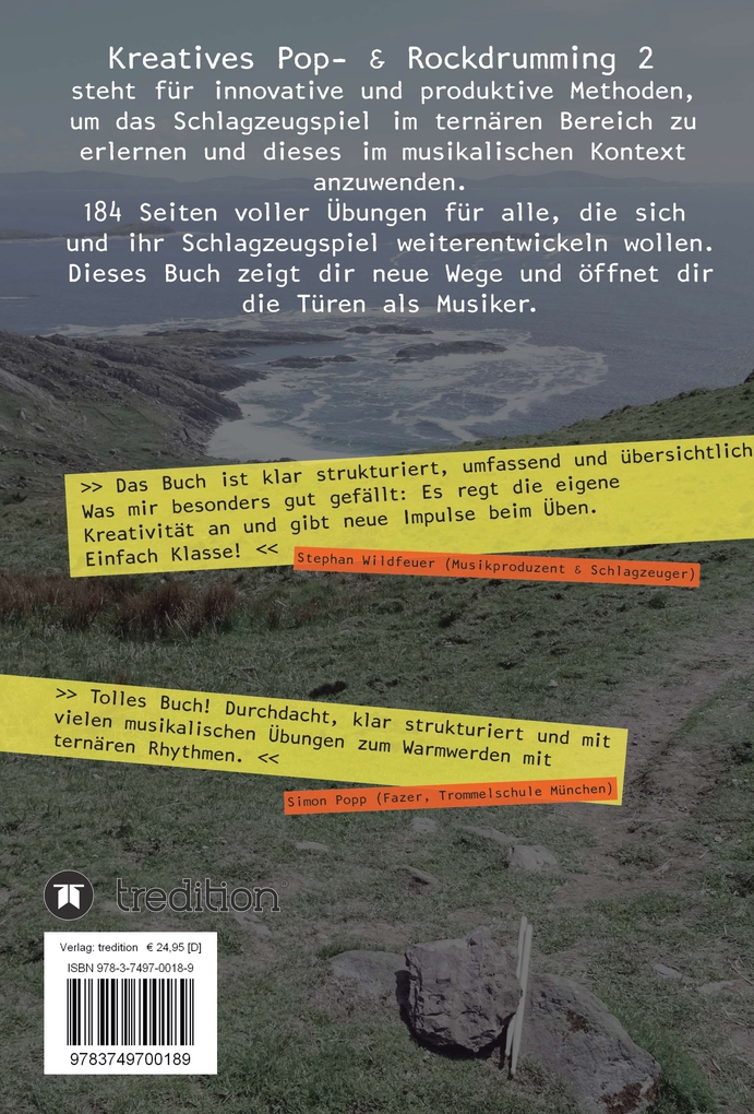 Weitere Ansicht: Kreatives Pop- & Rockdrumming 2 | Timo Weber