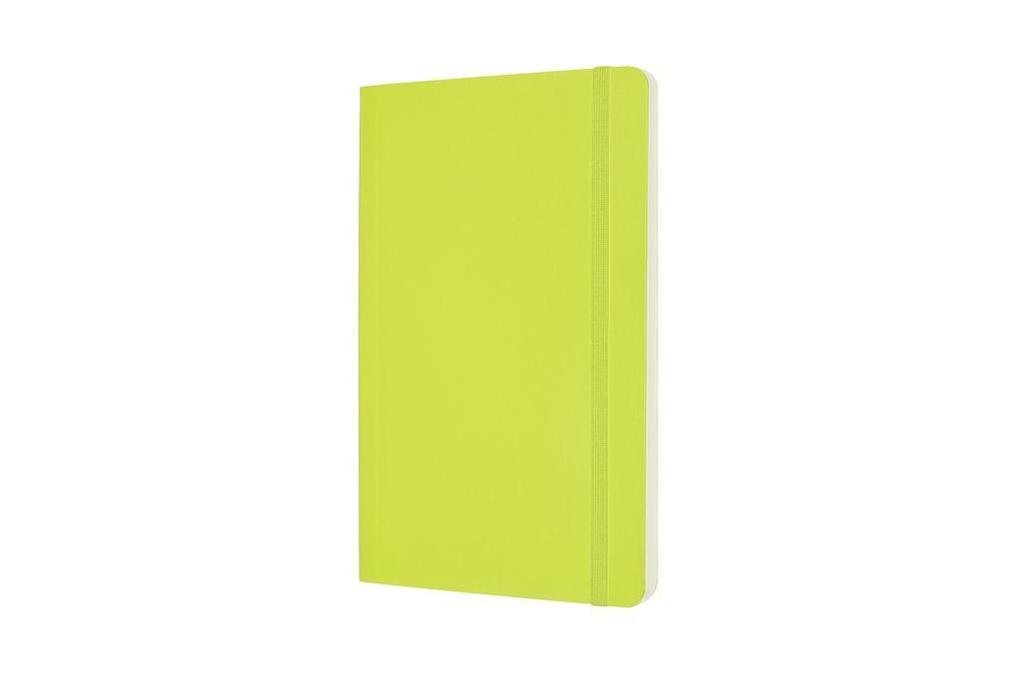 Weitere Ansicht: Moleskine Notizbuch Large/A5, Blanko, Weicher Einband, Limetten Grün
