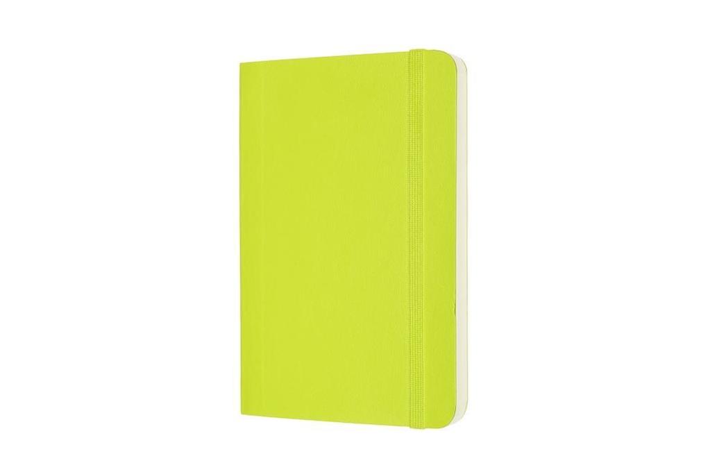 Weitere Ansicht: Moleskine Notizbuch Pocket/A6, Blanko, Weicher Einband, Limetten Grün