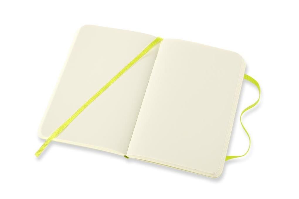 Weitere Ansicht: Moleskine Notizbuch Pocket/A6, Blanko, Weicher Einband, Limetten Grün