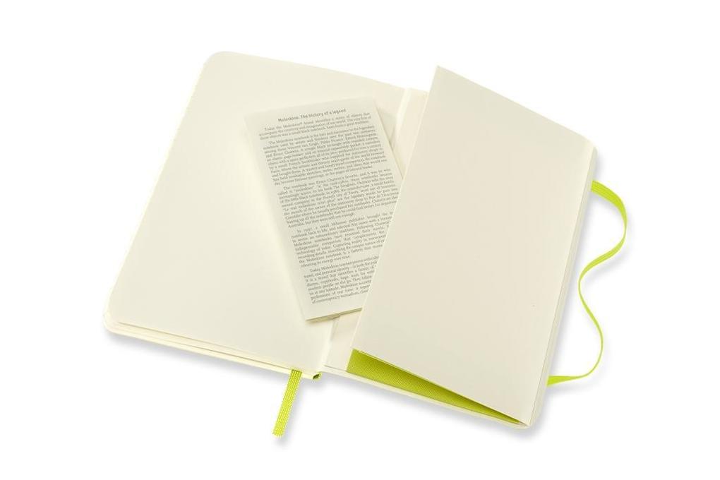 Weitere Ansicht: Moleskine Notizbuch Pocket/A6, Blanko, Weicher Einband, Limetten Grün