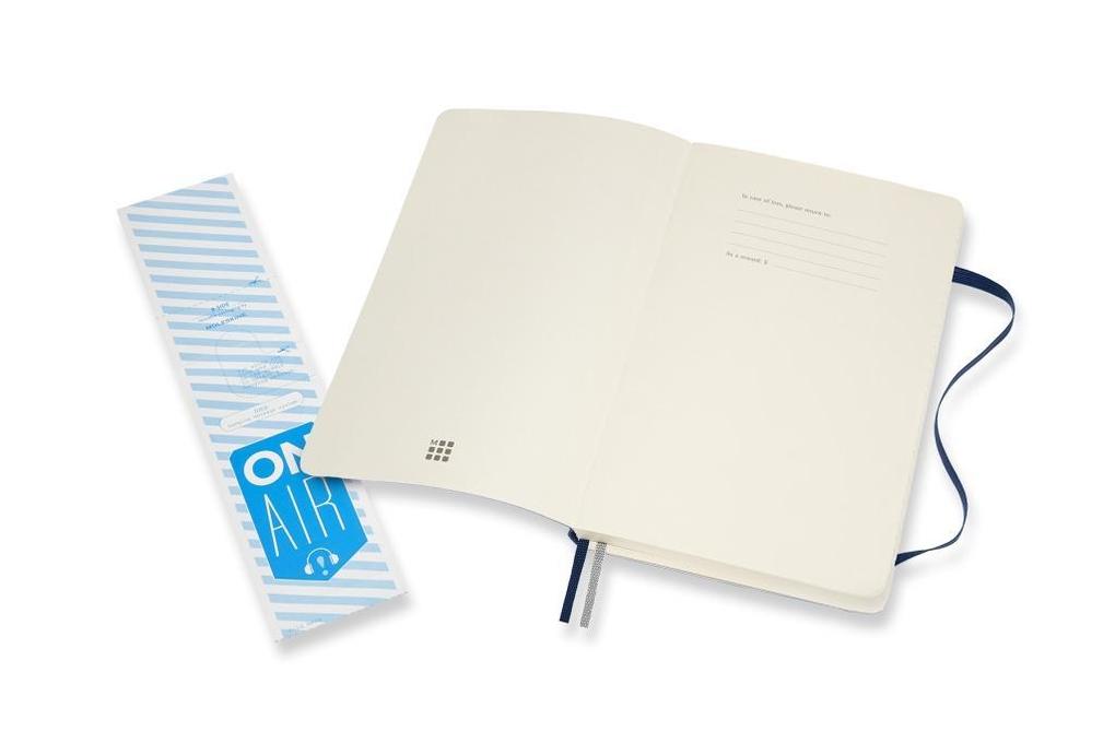 Weitere Ansicht: Moleskine Notizbuch - Erweitert, Large/A5, Blanko, Weicher Einband, Saphir