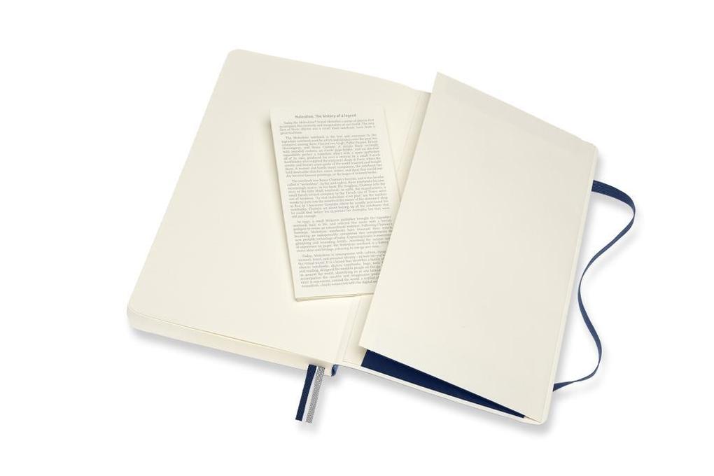 Weitere Ansicht: Moleskine Notizbuch - Erweitert, Large/A5, Blanko, Weicher Einband, Saphir
