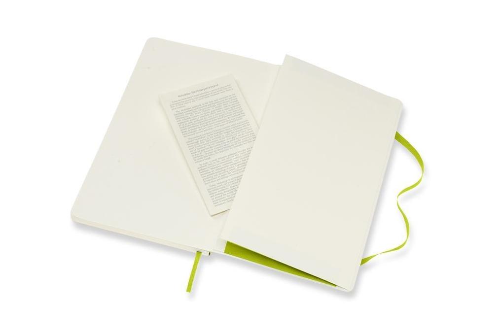 Weitere Ansicht: Moleskine Notizbuch Large/A5, Liniert, Weicher Einband, Limetten Grün