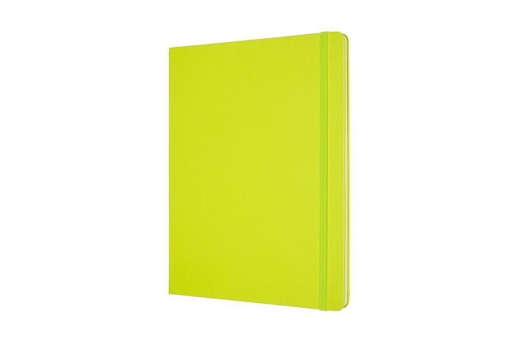 Weitere Ansicht: Moleskine Notizbuch XL, Blanko, Fester Einband, Limetten Grün