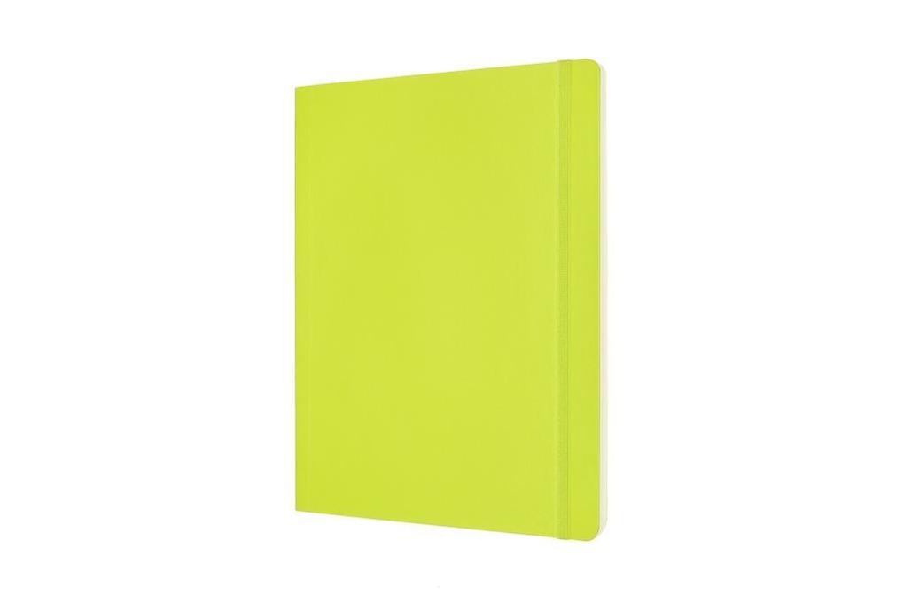 Weitere Ansicht: Moleskine Notizbuch XL, Blanko, Weicher Einband, Limetten Grün