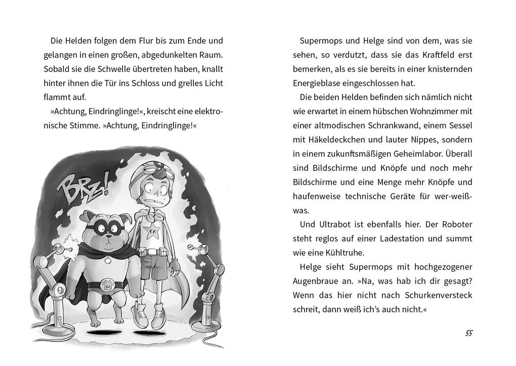 Weitere Ansicht: Supermops und der rätselhafte Roboheld | Nicolas Gorny