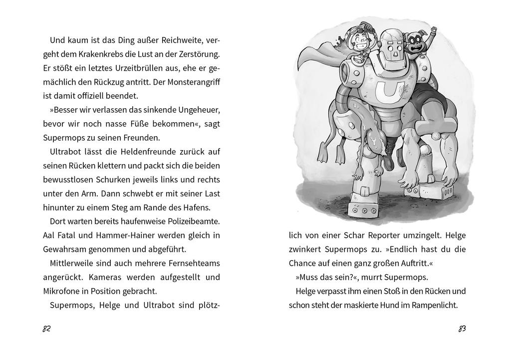 Weitere Ansicht: Supermops und der rätselhafte Roboheld | Nicolas Gorny