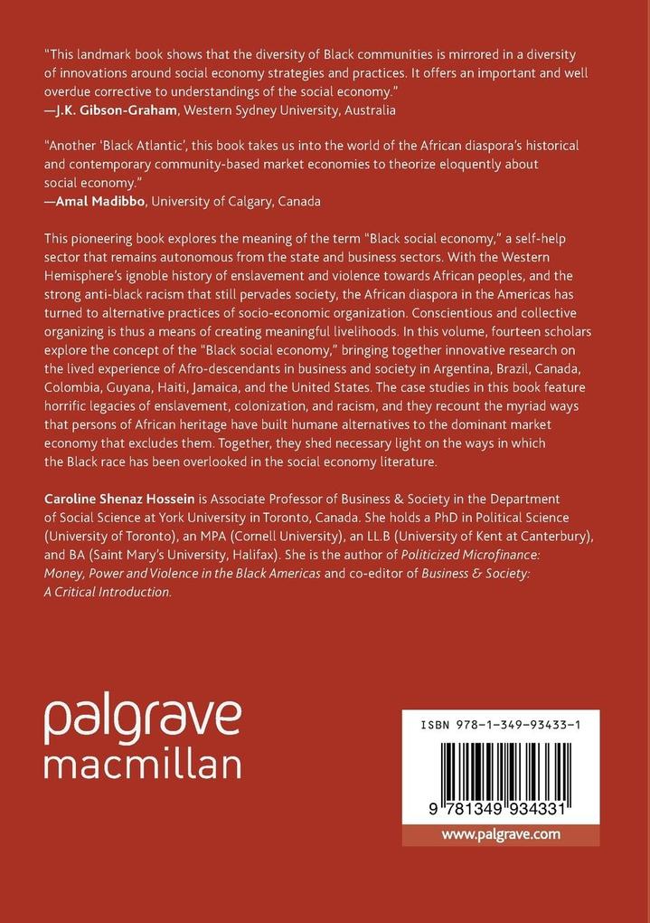 Weitere Ansicht: The Black Social Economy in the Americas