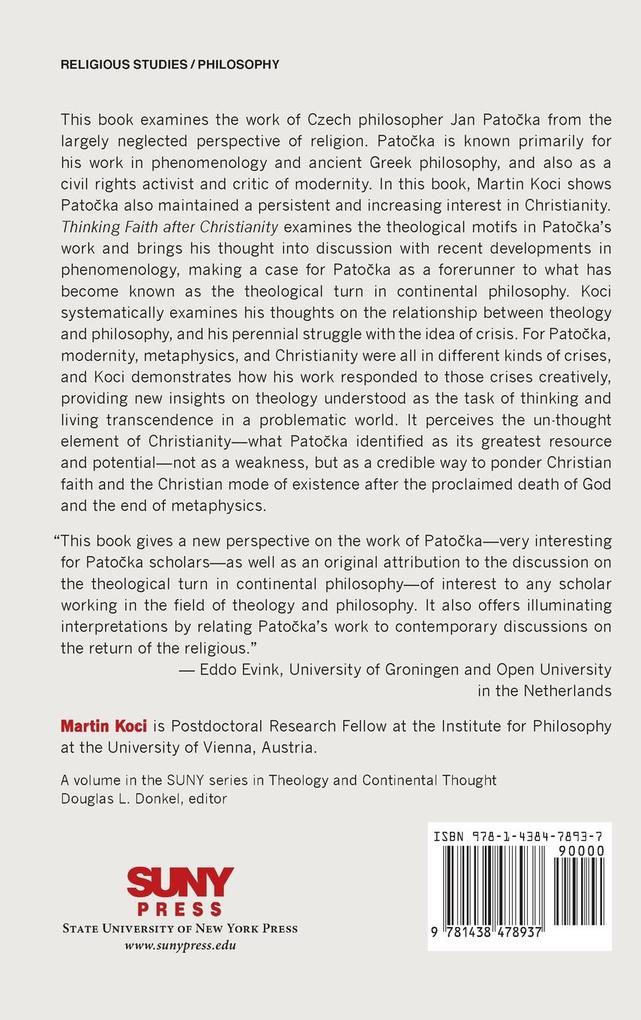 Weitere Ansicht: Thinking Faith after Christianity | Martin Koci