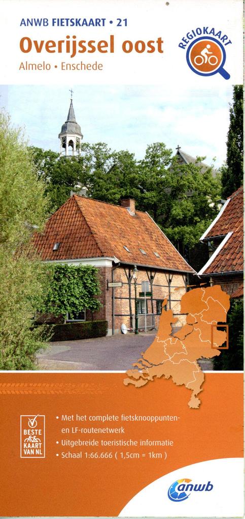 Produktbild: Overijssel oost (Almelo / Enschede) 1:66 000