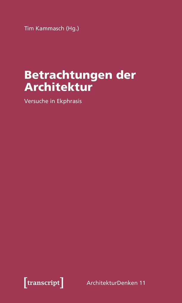 Produktbild: Betrachtungen der Architektur