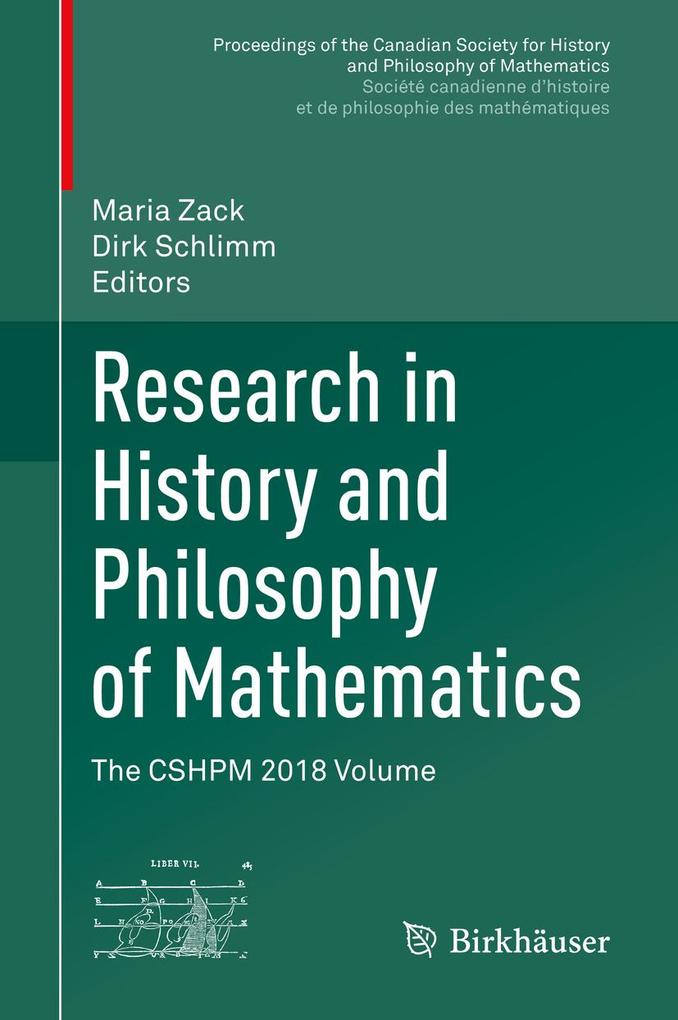 Produktbild: Research in History and Philosophy of Mathematics