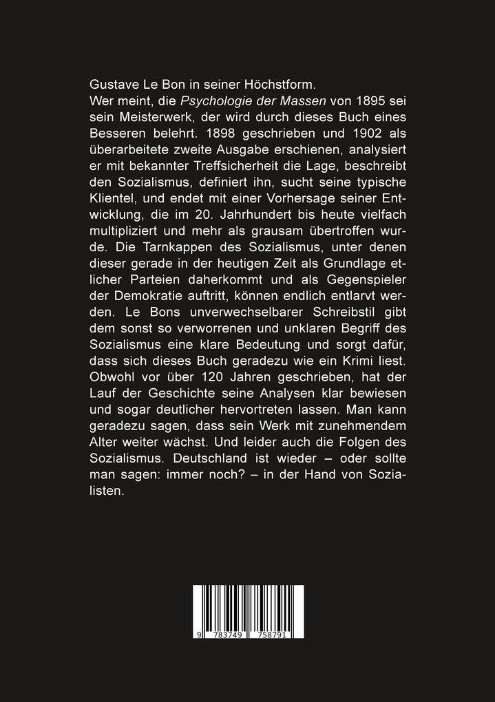 Weitere Ansicht: Psychologie des Sozialismus | Gustave Le Bon
