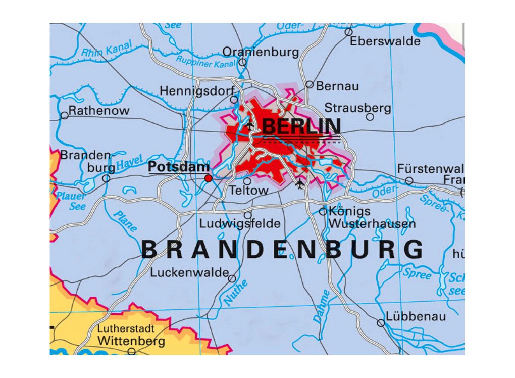 Weitere Ansicht: Deutschland politisch mit Bundesländerwappen | Heinrich Stiefel