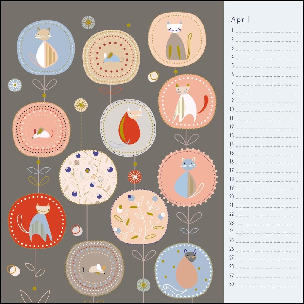 Weitere Ansicht: Immerwährender Geburtstagskalender - Little Cosmos - Turnowsky - Quadrat-Format 24 x 24 cm