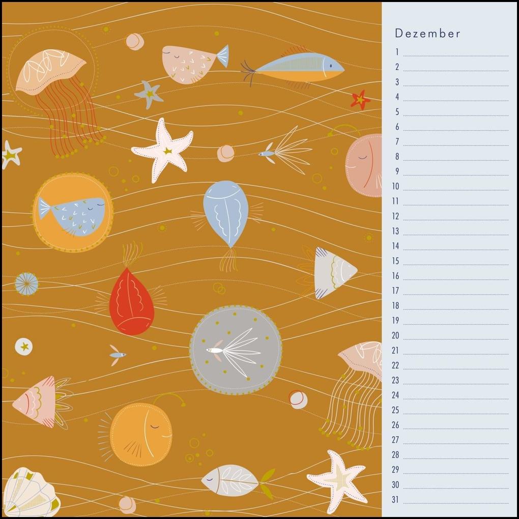 Weitere Ansicht: Immerwährender Geburtstagskalender - Little Cosmos - Turnowsky - Quadrat-Format 24 x 24 cm