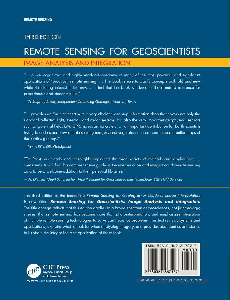 Weitere Ansicht: Remote Sensing for Geoscientists | Gary L Prost