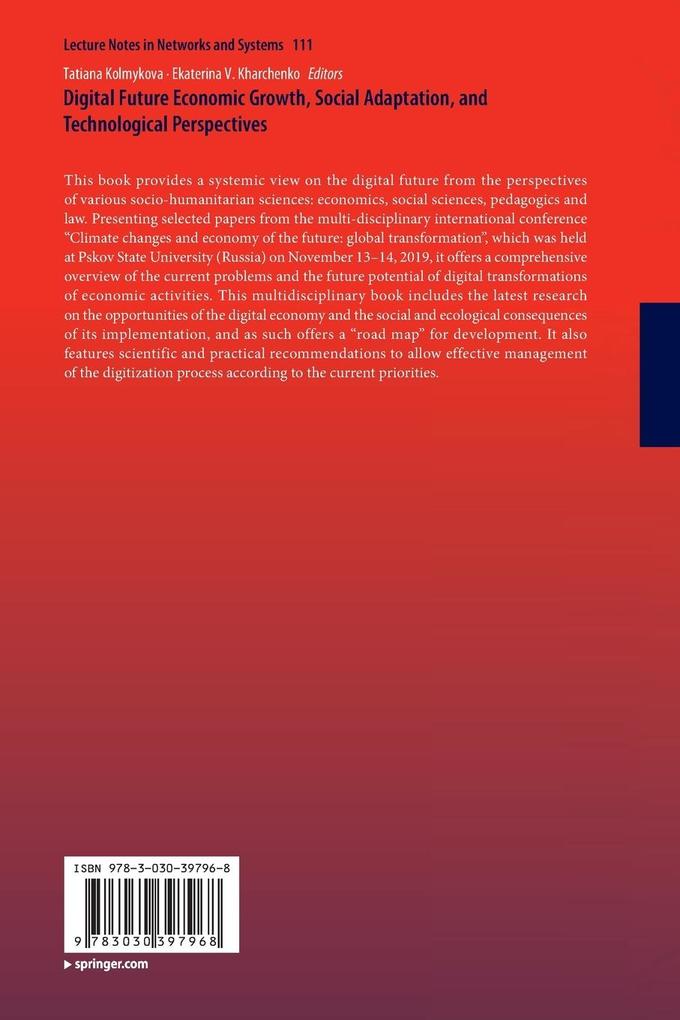 Weitere Ansicht: Digital Future Economic Growth, Social Adaptation, and Technological Perspectives