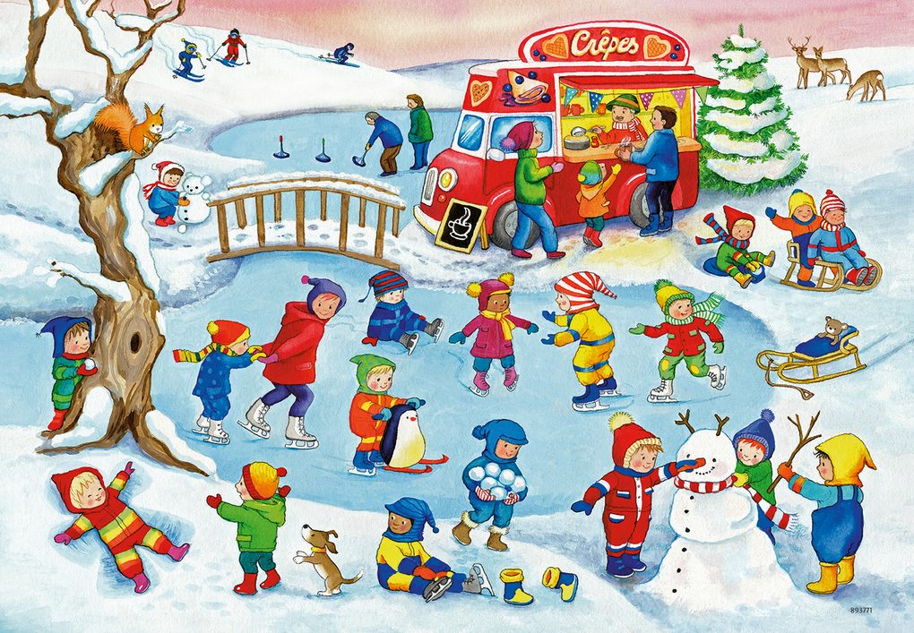 Weitere Ansicht: Ravensburger Kinderpuzzle - 05057 Freizeit am See - Puzzle für Kinder ab 4 Jahren, mit 2x24 Teilen