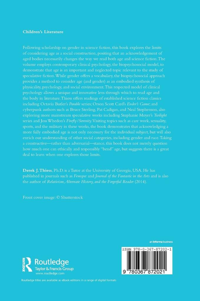 Weitere Ansicht: Embodying Gender and Age in Speculative Fiction | Derek Thiess