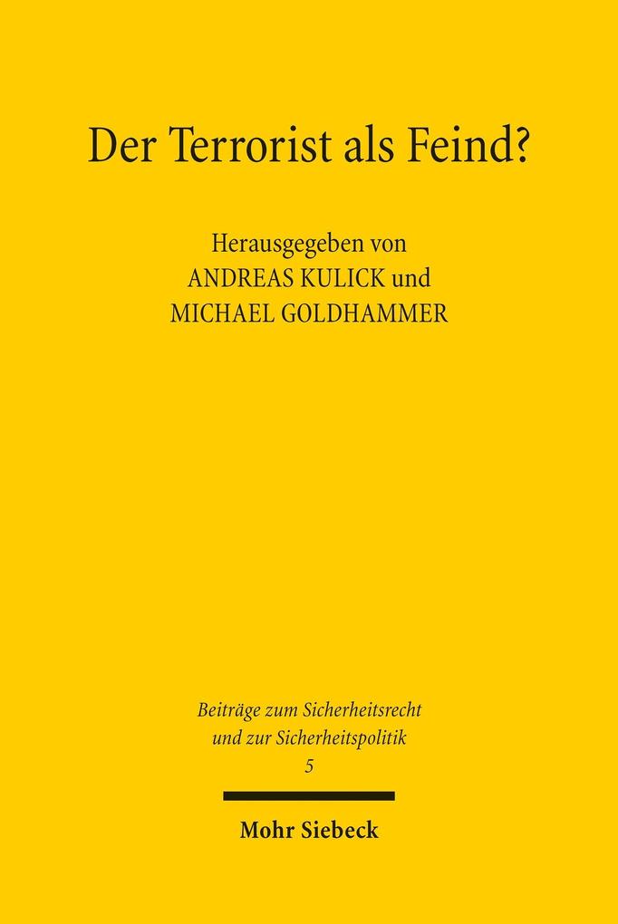 Produktbild: Der Terrorist als Feind?