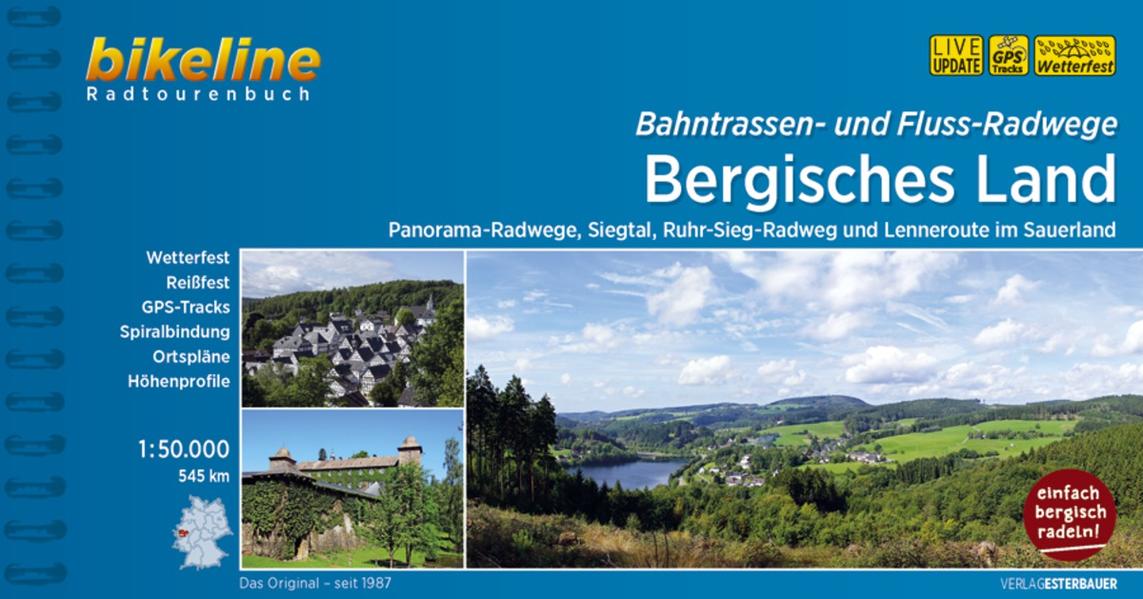 Produktbild: Bahntrassen- und Fluss-Radwege Bergisches Land