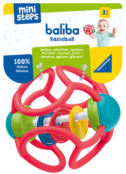 Produktbild: baliba Rasselball rot