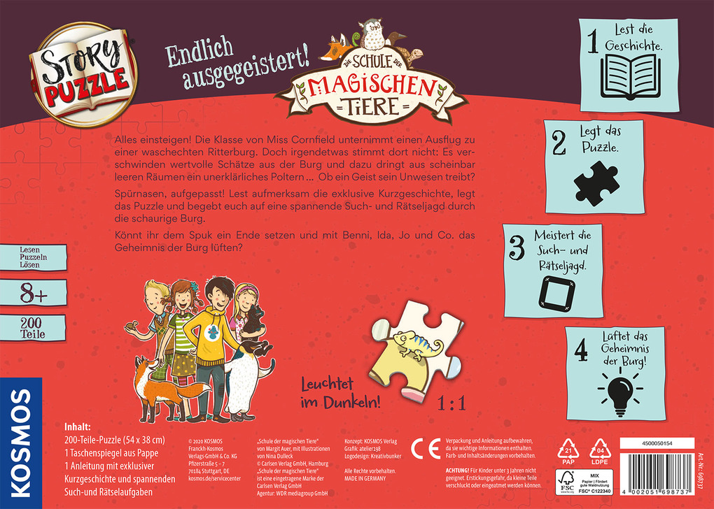 Weitere Ansicht: Schule der magischen Tiere - Story Puzzle: Endlich ausgegeistert!