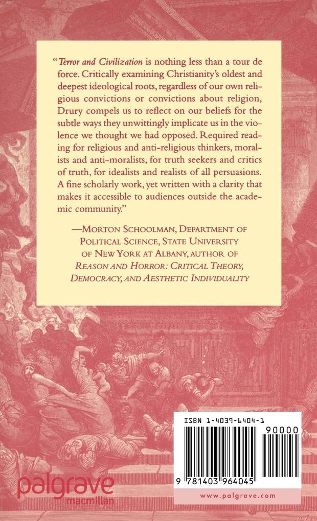 Weitere Ansicht: Terror and Civilization | S. Drury, Shadia B. Drury