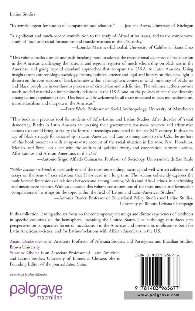 Weitere Ansicht: Neither Enemies Nor Friends | S. Oboler, A. Dzidzienyo