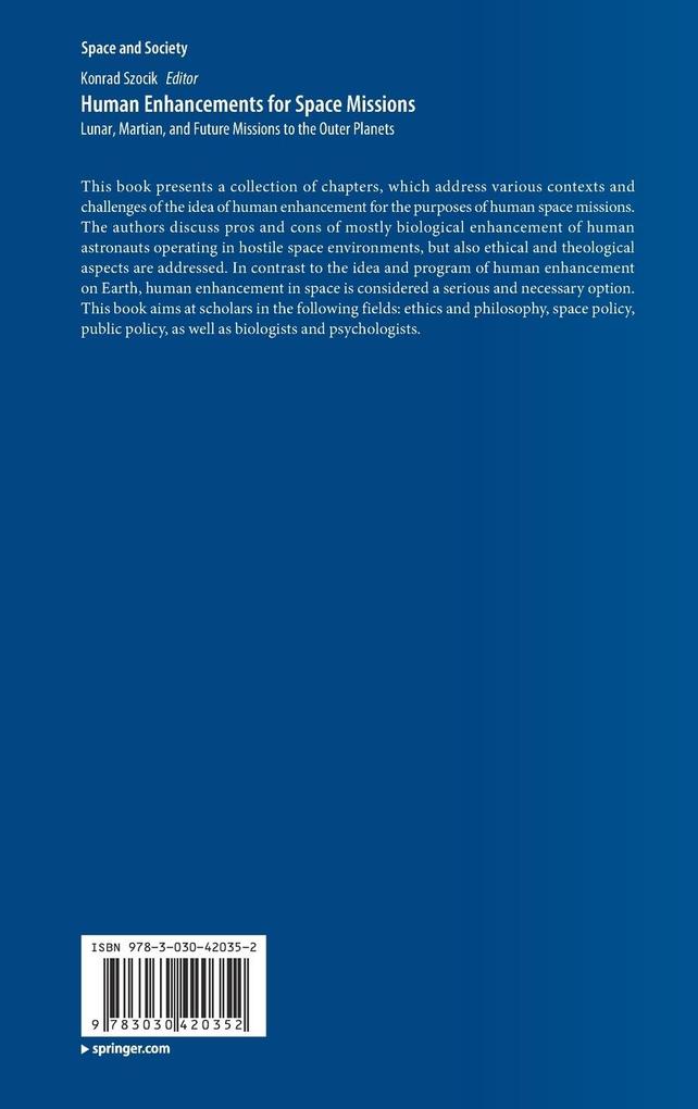 Weitere Ansicht: Human Enhancements for Space Missions