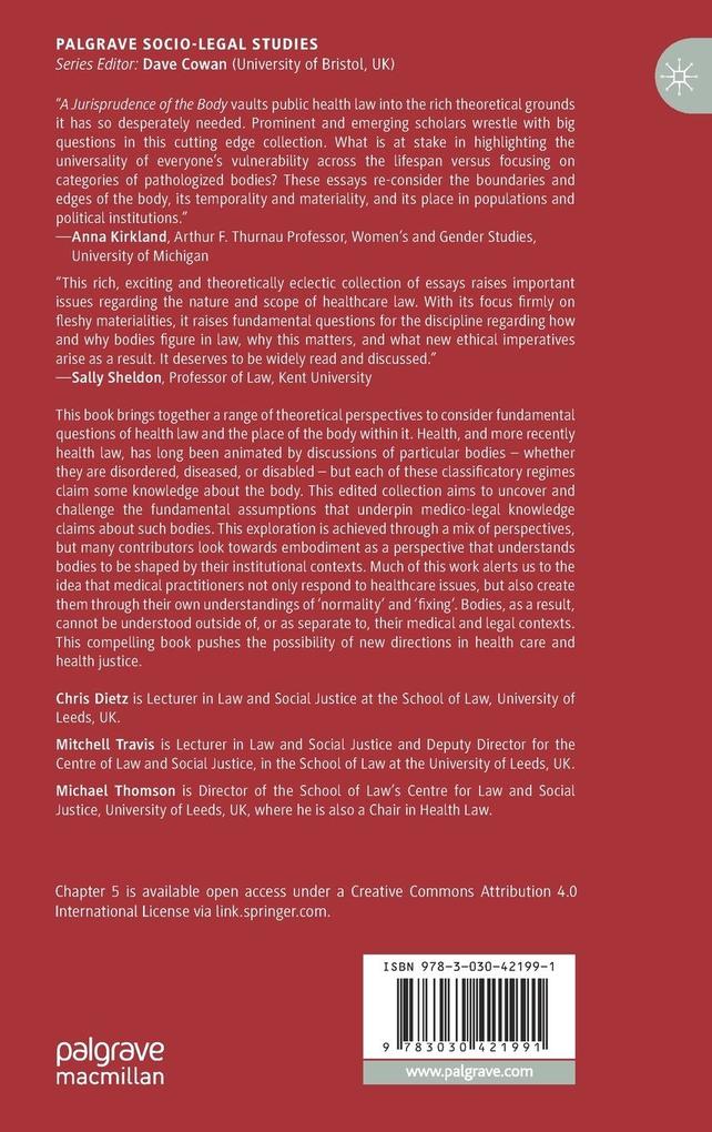 Weitere Ansicht: A Jurisprudence of the Body