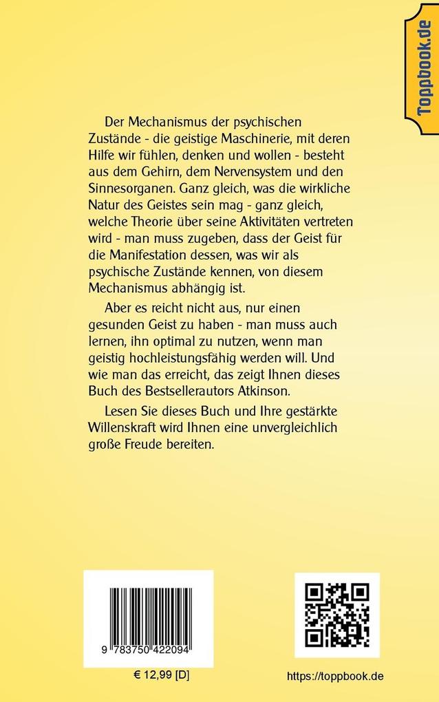 Weitere Ansicht: Wie man seinen Verstand benutzt | Wilhelm Walker Atkinson