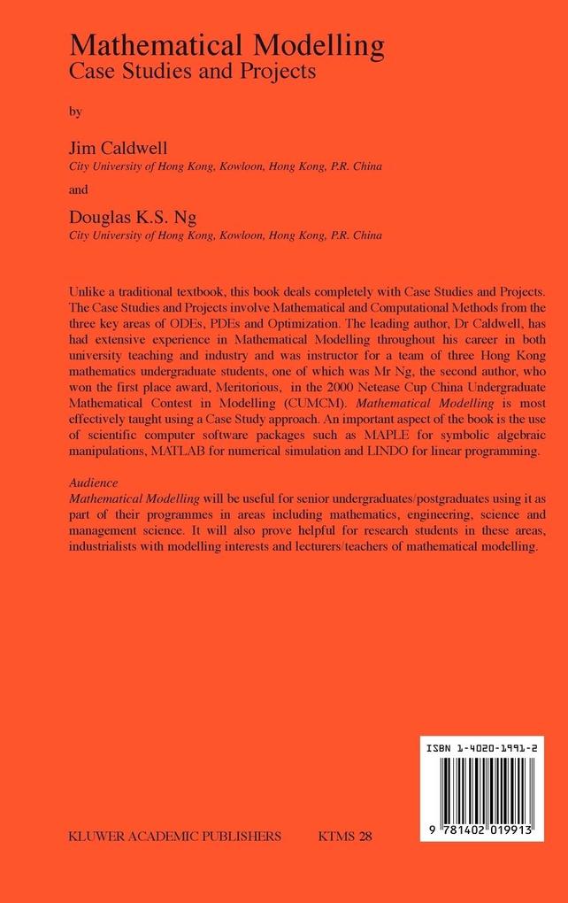 Weitere Ansicht: Mathematical Modelling | J. Caldwell, Douglas K.S. Ng