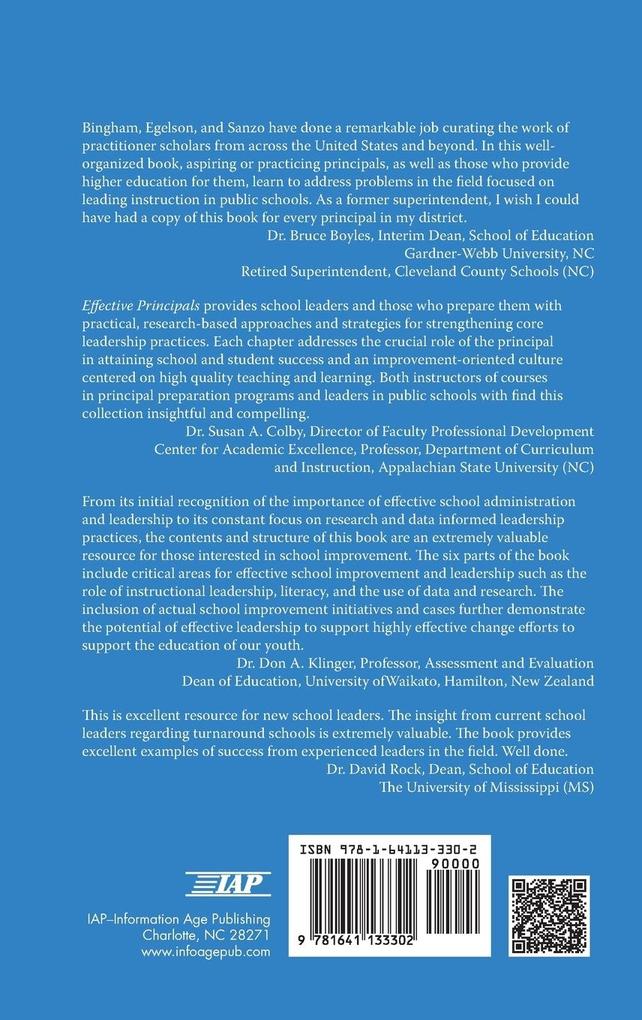 Weitere Ansicht: Research-based Instructional Practices of Effective Principals (hc)