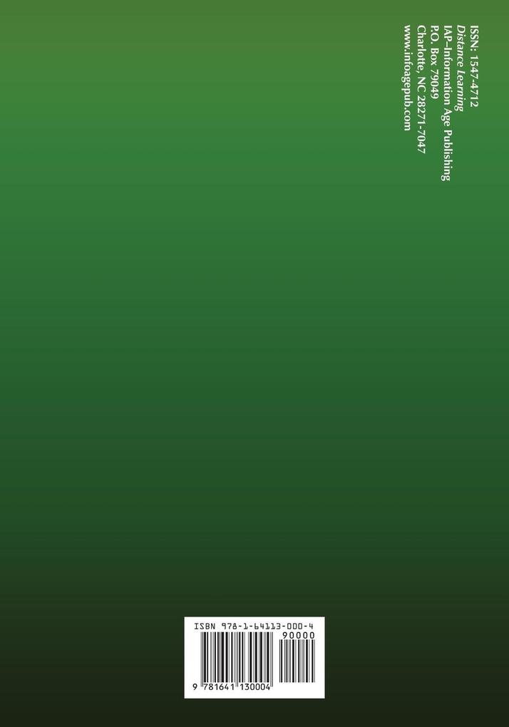 Weitere Ansicht: Distance Learning - Volume 14 Issue 1 2017